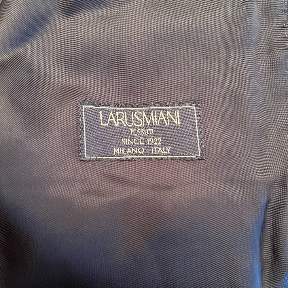 J CREW LUDLOW Navy Blue Suit EUC 44R jacket, 36/32 pants - Picture 3 of 9